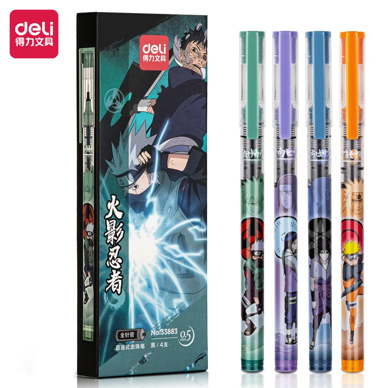 Deli Pens 1 Pcs Kawaii Naruto Gel Pens for School Supplies Japanese St –  AOOKMIYA