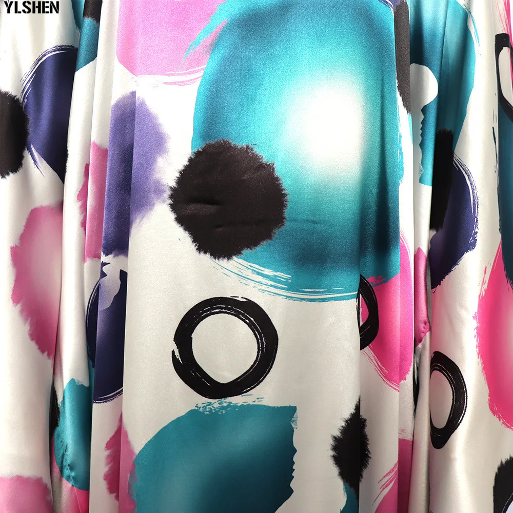 Super Size African Dresses For Women 2020 Summer Loose Style Printed African Long Maxi Dress Dashiki Boubou Robe Africaine Femme 07