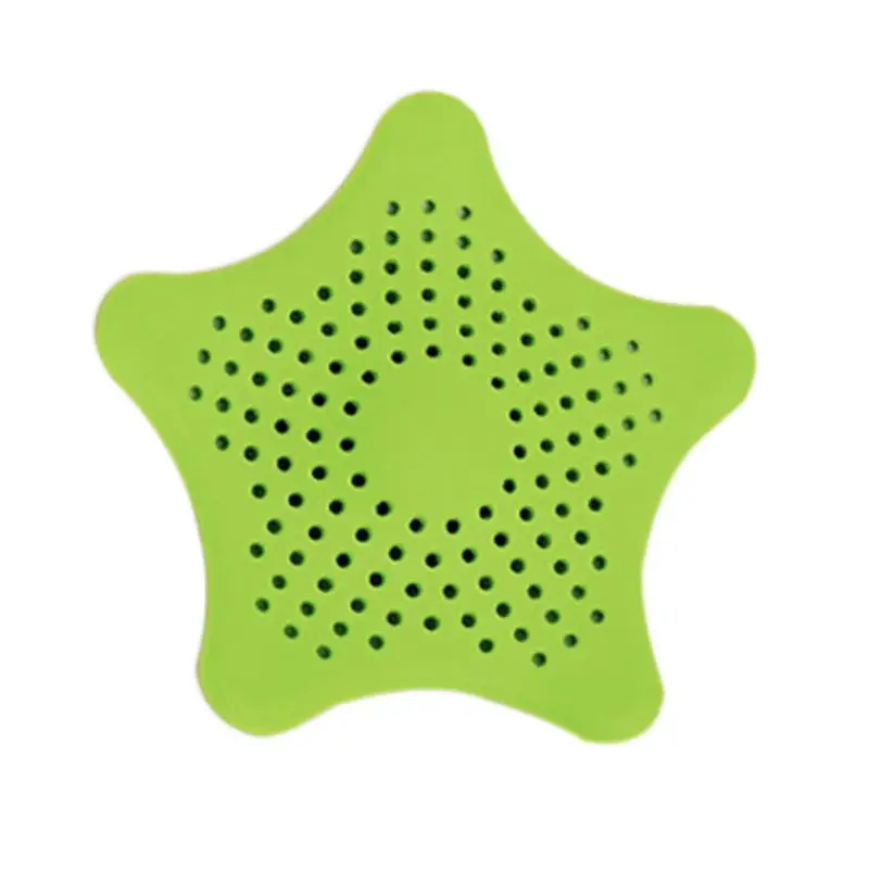 green Товары для дома силиконовые кухонные канализационный фильтр для раковины дренажные дуршлаги фильтр для ванной комнаты раковина - Цвет: green