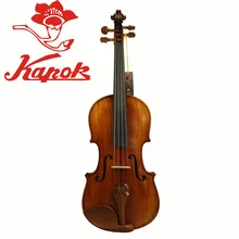 Капок скрипка V239, скрипка из массива дерева ручной работы, блеск высококачественной скрипки, скрипка ручной работы, чехол с скрипой, бант канифоль