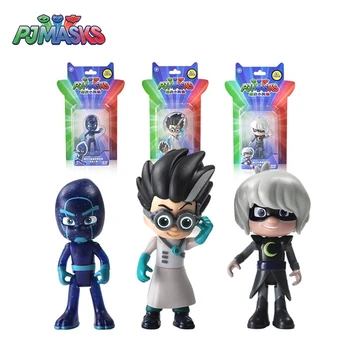 

Original Box PJ Masks Action Figure Toy Dolls Superhero Romeo Luna Girl Night Ninja Catboy Owlette Gekko Anime Model Kids Gift