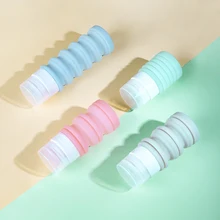 Абсолютно косметический безопасный уплотнитель может быть заполнена бутылка дорожная упаковка силиконовая прессованная бутылка лосьон шампунь гель для душа