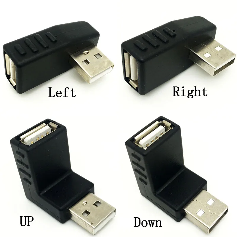Левый/правый/ниже/под углом 90 градусов USB 2,0 A переходник папа мама разъем для ноутбука ПК долговечность и стабильная производительность