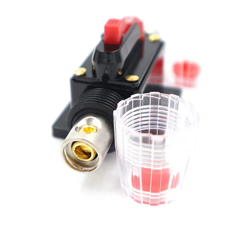 20A 30A 40A 50A 60A 80A 100A Circuit Breaker 12V 24V DC Car Truck Audio Resettable Fuse Circuit Breaker circuit breaker resettable fuse