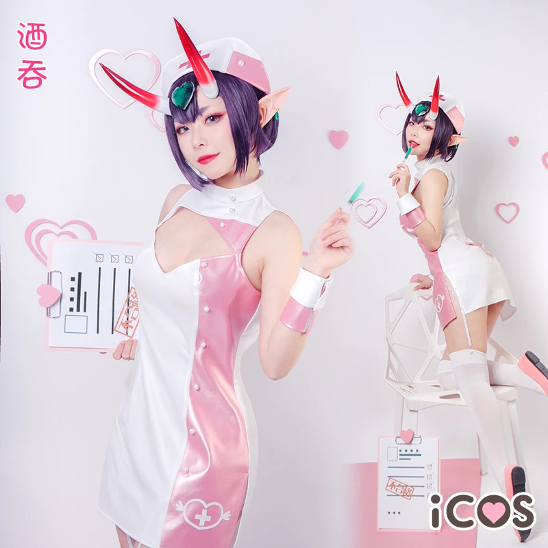Fate Grand Order fate/extra Ibukidouji Shuten Ibaraki Douji костюм медсестры для косплея Униформа