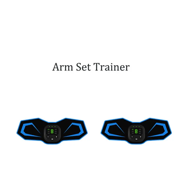 ARM SET EMS тренажер для мышц электронный стимулятор мышц пояс перезаряжаемый массажер для тела AB тренажер для мышц стимулятор фитнес-массажер - Цвет: ARM SET