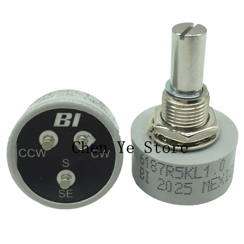 

1PCS 100% Original new conductive plastic potentiometer single ring 6187R 1K 2K 5K 10K 6187-138A LF R20K 360 degrees unlimited