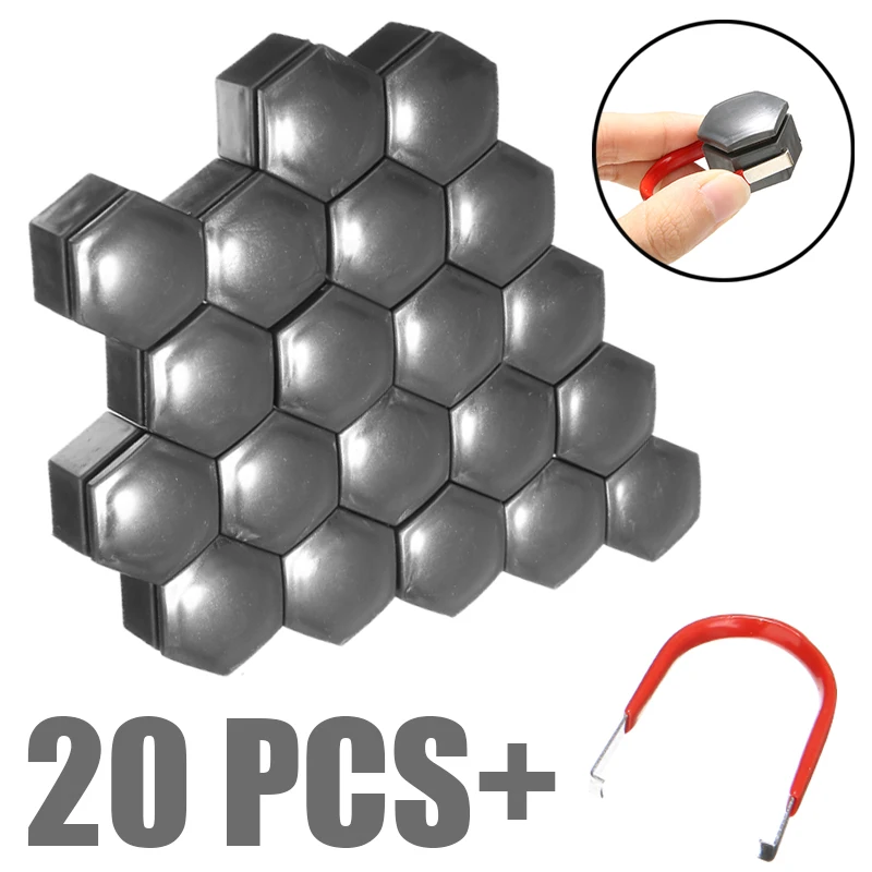 20pcs 22mm Car Wheel Hub Screw Cover Wheel Nut Bolt Cover Cap Protective Bolt Caps Hub Screw Protector  For Vauxhall Insignia