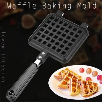 Non-Stick Waffles Maker Machine Kitchen Waffle Baking Mold Gas Pan Bubble Egg Cake Oven Breakfast Machine Cake Maker 1