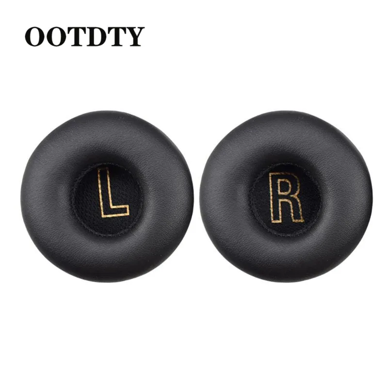OOTDTY 1Pair Soft Sponge Ear Cushion Cover Leather Earpads for Meizu HD50 Headphones Ear Pads