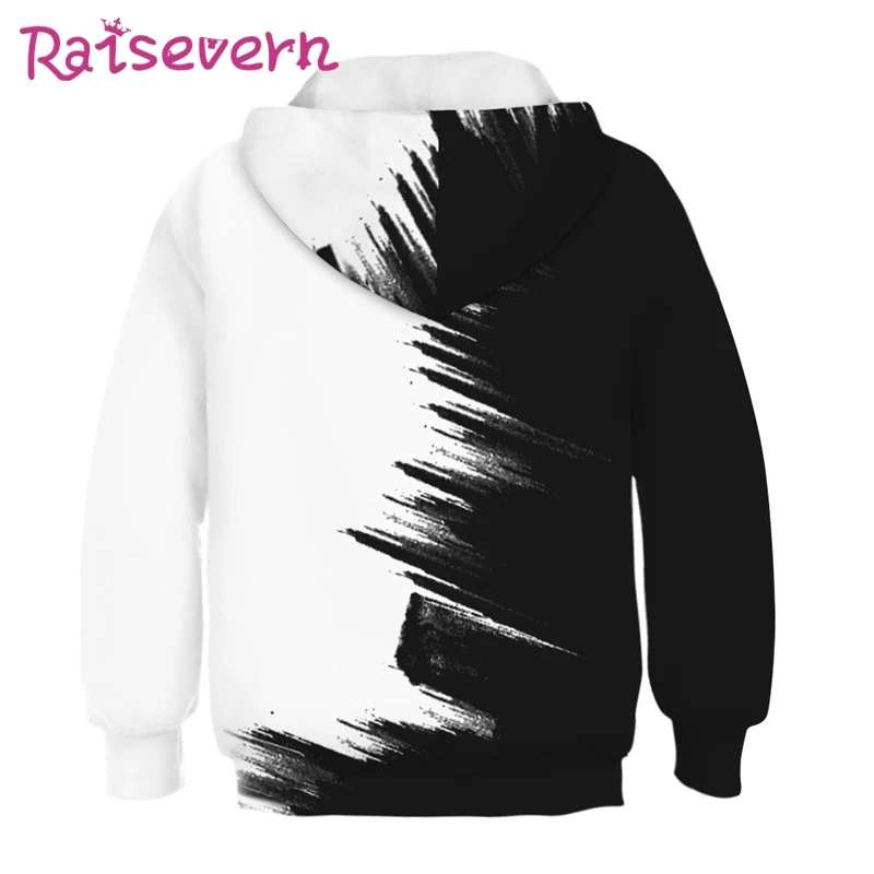 Raisvern/Детские толстовки с 3D-принтом цветов; куртки с капюшоном для мальчиков и девочек; толстовки; коллекция года; сезон осень-зима; детские топы