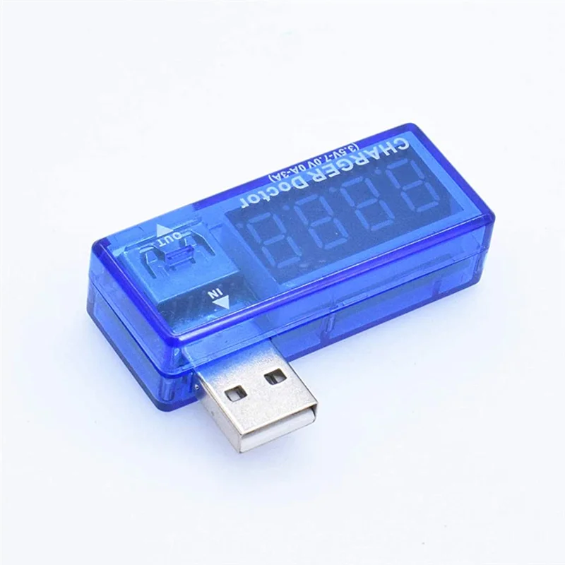 Цифровой USB мобильный мощность зарядки Ток Напряжение тестер метр мини зарядное