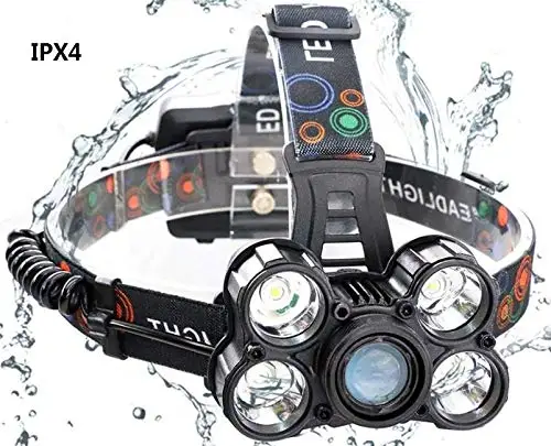 USB аккумуляторная супер Bright2000 люмен Масштабируемые Фары с 4 режимами работы Легкий водонепроницаемый шлем, свет