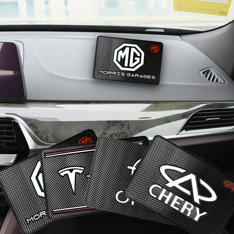 Car Non-Slip Mat Auto Silicone Interior Dashboard Sticky Pad for Renault 2 3 4 Trafic Logan Captur Kangoo 2021 Accessories | Автомобили и