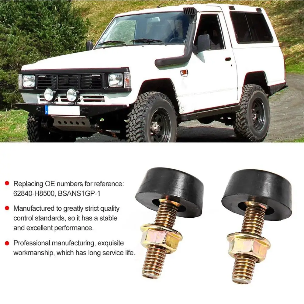 Car Bonnet Adjuster Bump Stop OE 62840-H8500 BSANS1GP-1 Auto Accessories ​Fit For Nissan Patrol GQ Suitable For Ford Maveric