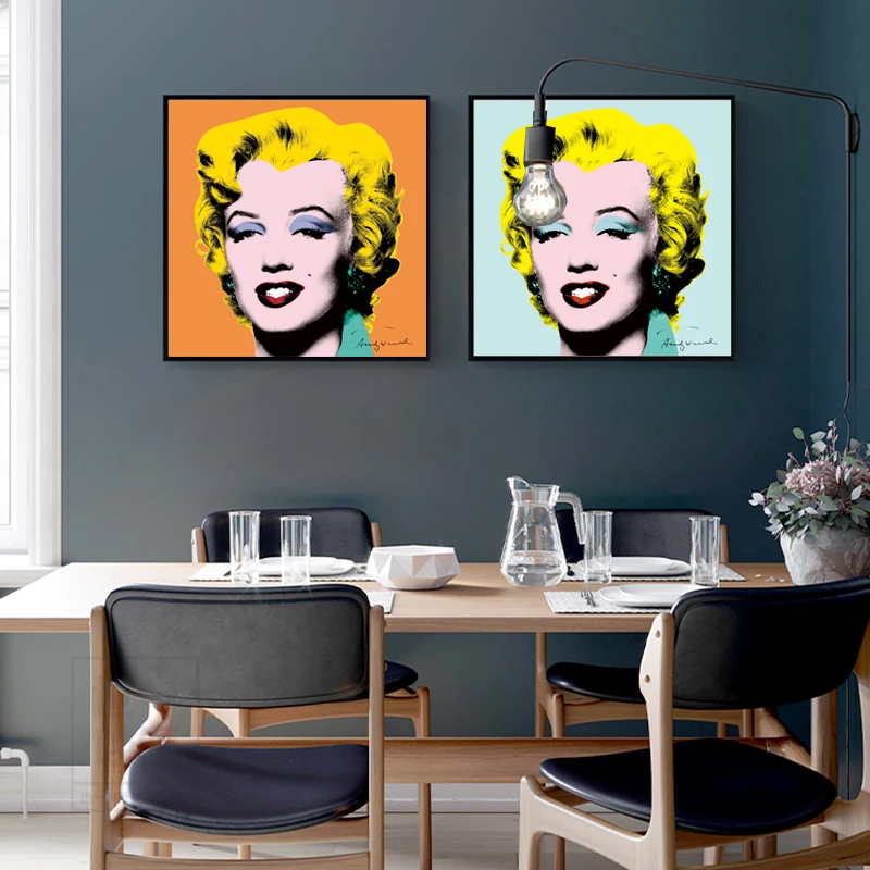 Плакат Andy Warhol картина Мэрилин Монро Сексуальная Женская Печать холст картина настенные картины для гостиной Куадрос домашний декор