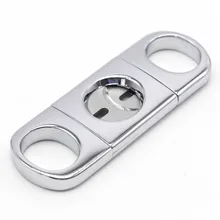 GALINER нержавеющая сталь сигары резак острое двойное лезвие металла сигар резак нож Карманный табака резки для Cohiba резаки сигар