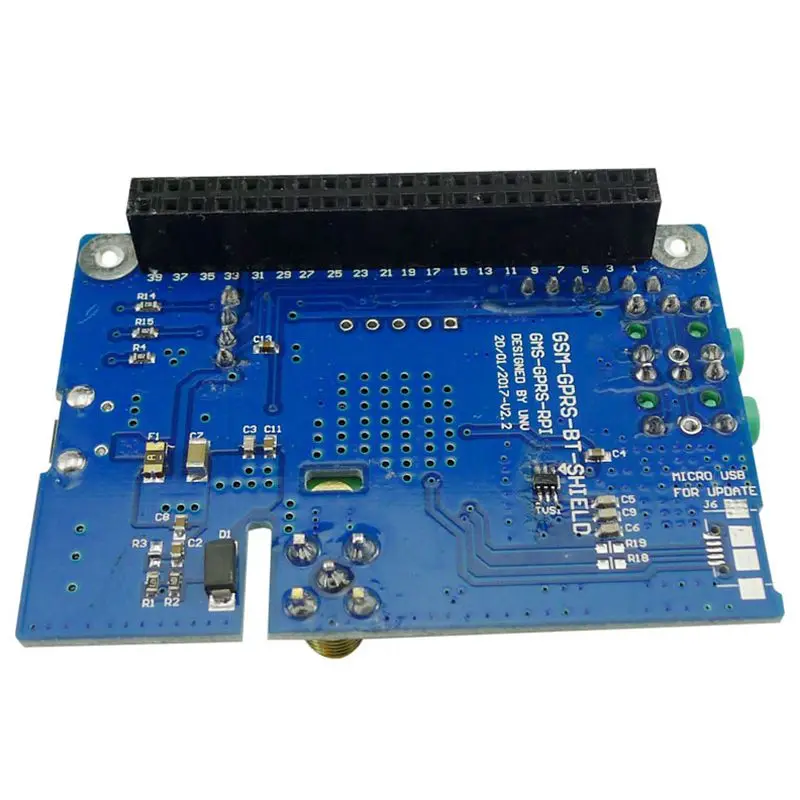SIM800C GSM GPRS модуль четырехдиапазонный макетная плата для Raspberry Pi