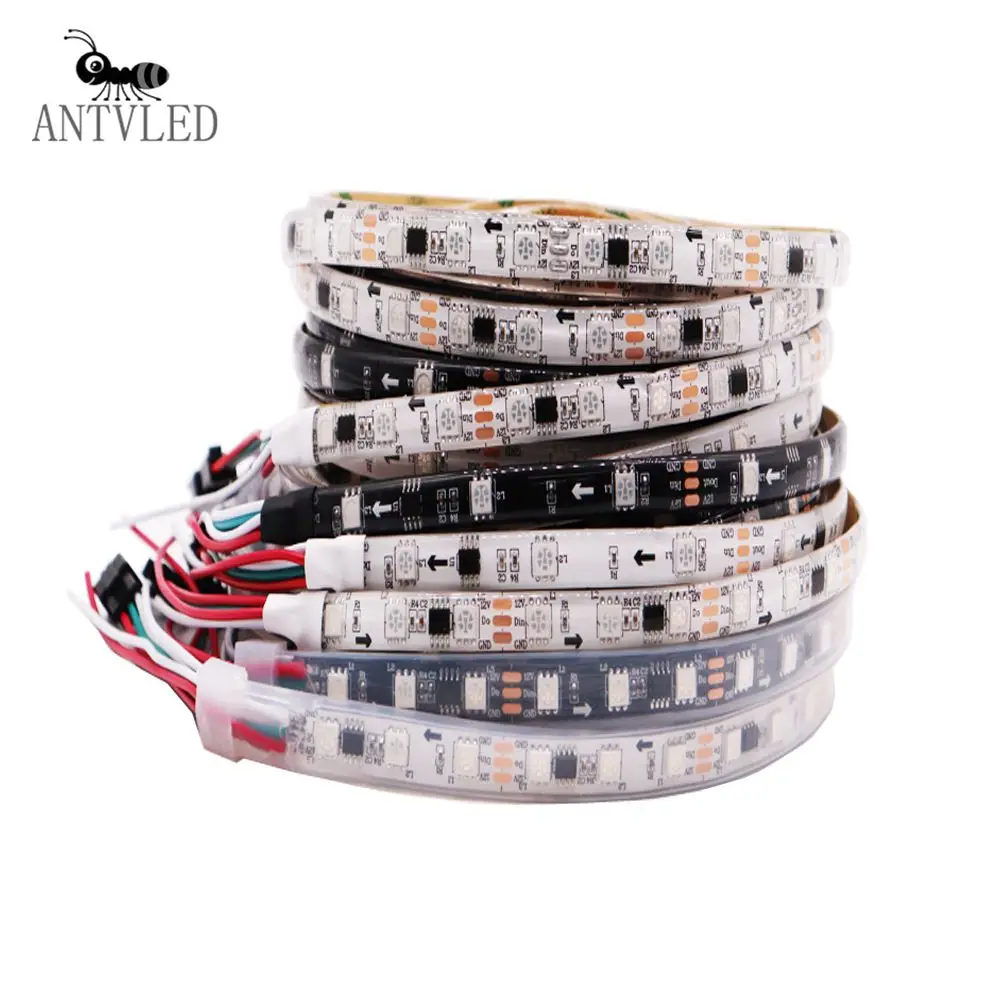 

1M 4M 5M WS2811 5050 RGB Addressable 30/48/60Led Pixel Strip Light Full Colors Led Strip Ribbon Flexible Digital Led Tape