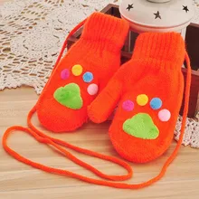 Новые детские зимние теплые толстые милые перчатки для маленьких девочек и мальчиков, магические перчатки для малышей, удерживающие пальцы, теплые От 1 до 6 лет