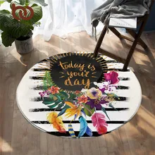 Постельные принадлежности Outlet цветочные гирлянды области ковры розовые ковры для гостиной полосатый напольный коврик цветок круглый ковер для спальни домашний декор