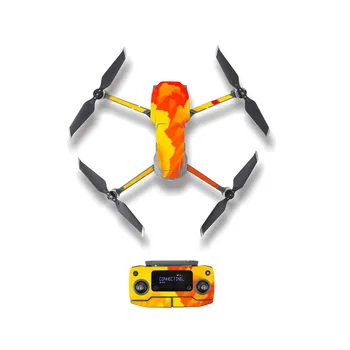 

Colorful Block Style Skin Sticker for DJI Mavic 2 Pro & Zoom Drone Body Remote Controller Battery Protection Film M20027
