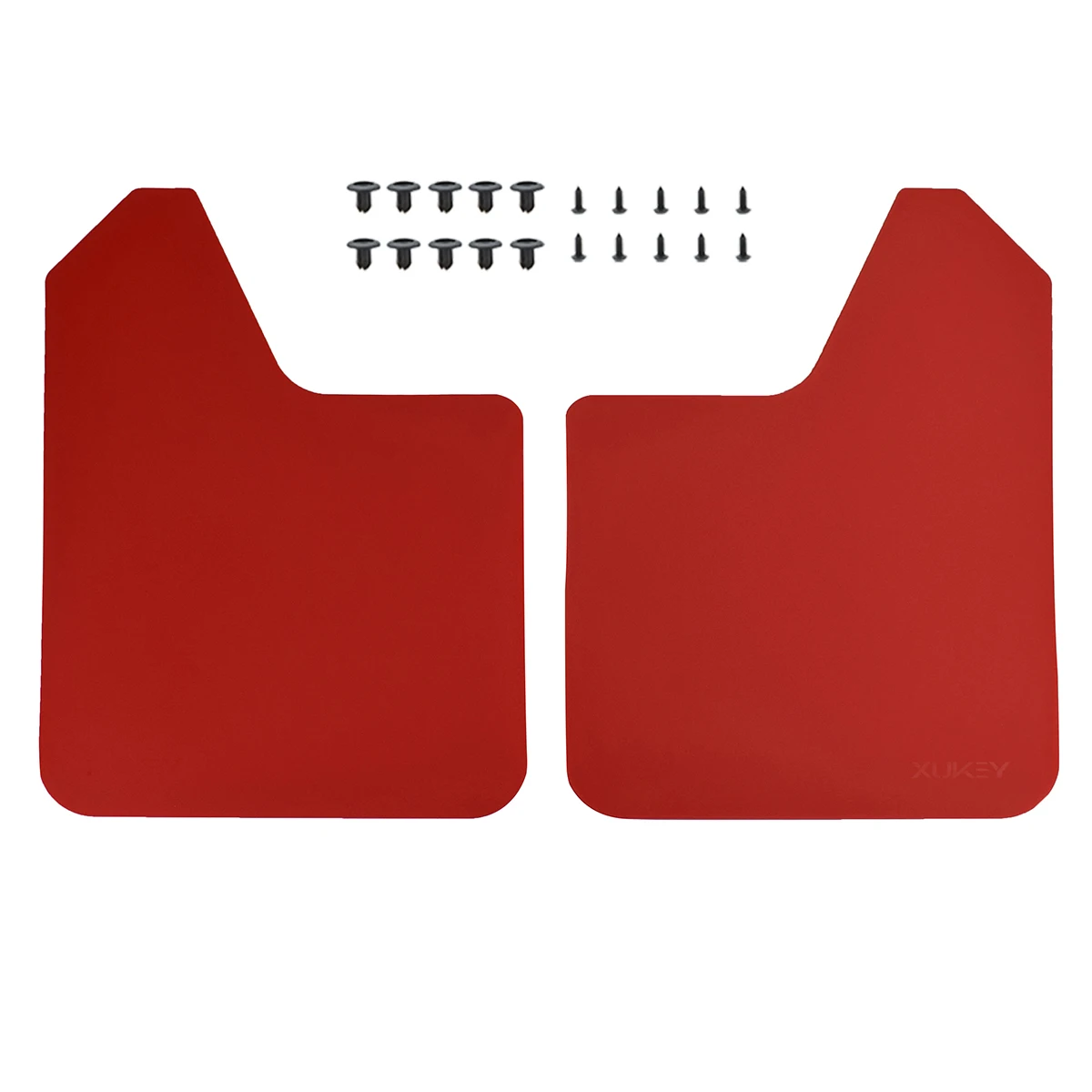 Красные Универсальные Брызговики для Mitsubishi Pajero mini hyundai Palisade Veloster Chevrolet Corvette C6 GM - Цвет: 2pcs-set Red