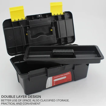 

Multi-Function Toolbox Home Vehicle Maintenance Hand-Held Art Portable Hardware Storage Box Repair Tool Box Case