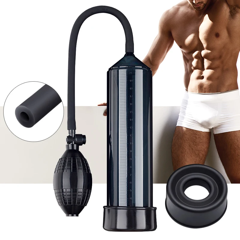 Handmade Penis Pump Expanded Vacuum Dick Extender Male Sex Toy Growth Expanded Male Penis Porn Masturbation Adult Sex Products
