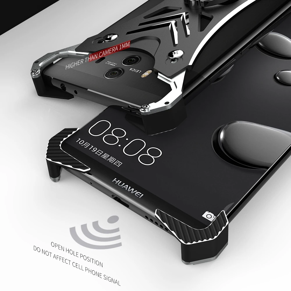 Luxury Alluminum Alloy Adjustable Ultra Light-weight Bracket Case for Huawei Mate 10 Pro Vivo X9S X9 Plus X20 Cover Metal Bumper