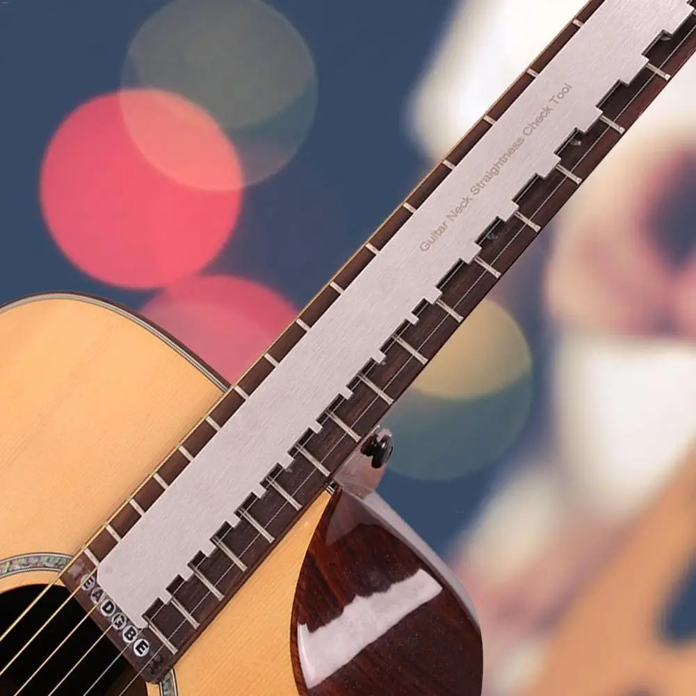 Гитара Шейная линейка для гитары Bass Fret Выравнивающая Rocker шейный инструмент Luther
