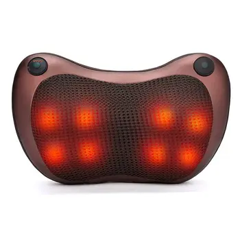 

New double-button wireless charging car massage cervical massage neck shoulder waist multi-functional hot massage massage pillow
