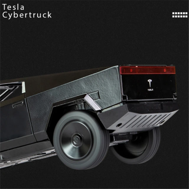 1/24 Tesla Cybertruck Pickup Alloy Car Model Diecast Metal Toy Off-road Vehicle Truck Model Simulation Sound Light Kids Toy Gift 6