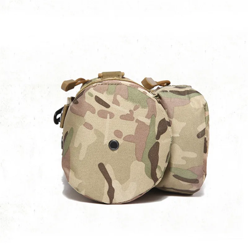 Сумка для бутылки воды на открытом воздухе, тактическая сумка для чайника, сумка на плечо для армейских фанатов, альпинизма, кемпинга, походов