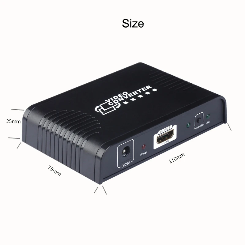 1080P HD HDMI К Ypbpr компонентный коаксиальный L/R аудио видео конвертер коробка адаптер для Apple tv STB PS4 DVD PC ноутбук компьютер к ТВ