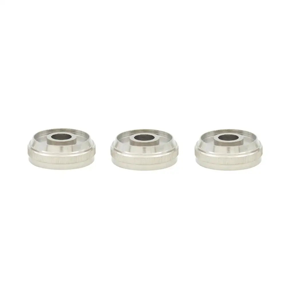 3x Sliver Trumpet Valve Cap Screw Trumpet Replacement Accessory