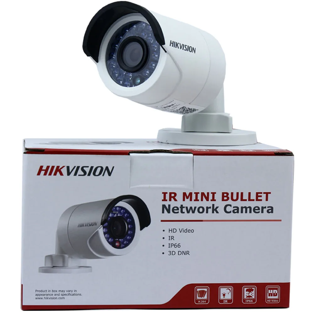Hikvision DS 2CD2042WD I 4MP H.264 CCTV камера Мини Пуля IPC английская версия видеонаблюдения IP WDR