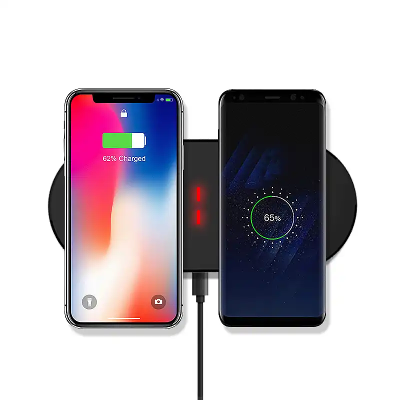 Быстрое беспроводное зарядное устройство для Samsung Galaxy S10 S9/S9 + S8 Note 9 USB Qi зарядная