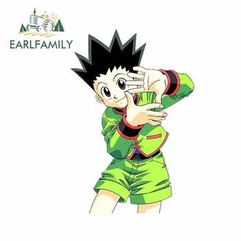 

EARLFAMILY 13cm x 8.9cm for Hunter X Hunter Camper Car Stickers Fashion Fine Decal 3D Funny Waterproof Custom Printing Decor