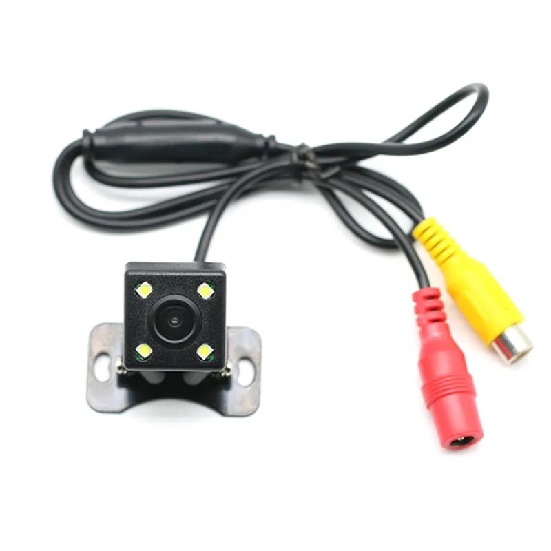 New 4 LED 170 Degree Wide Angle Car Rear View Camera Intelligent Reversing Track Backup Camera  HD Comes with Dynamic Trajectory