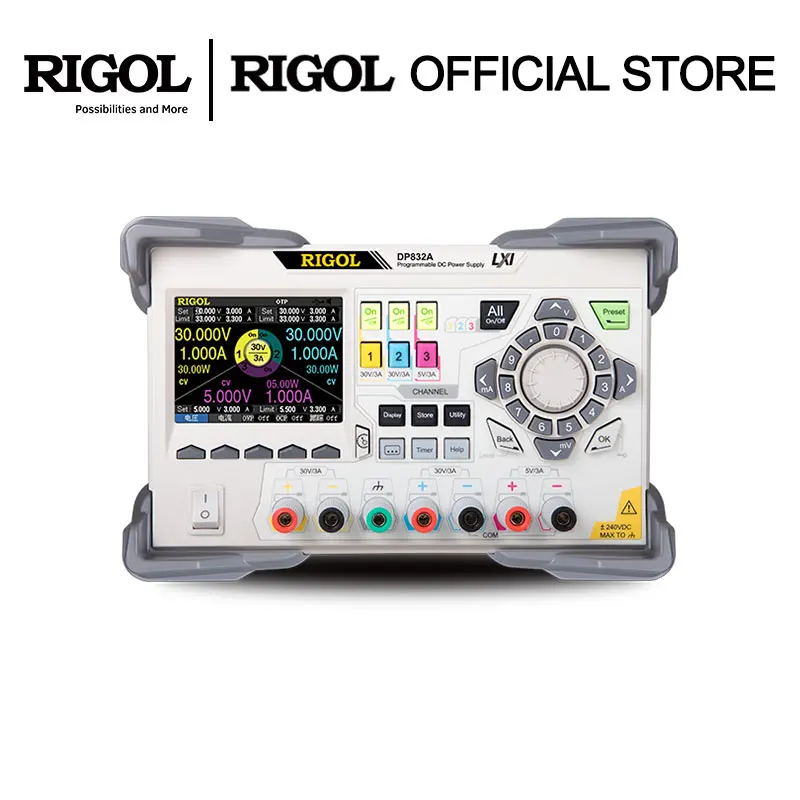 

RIGOL DP831A Programmable Linear DC Power Supply 160W output 3 output channels