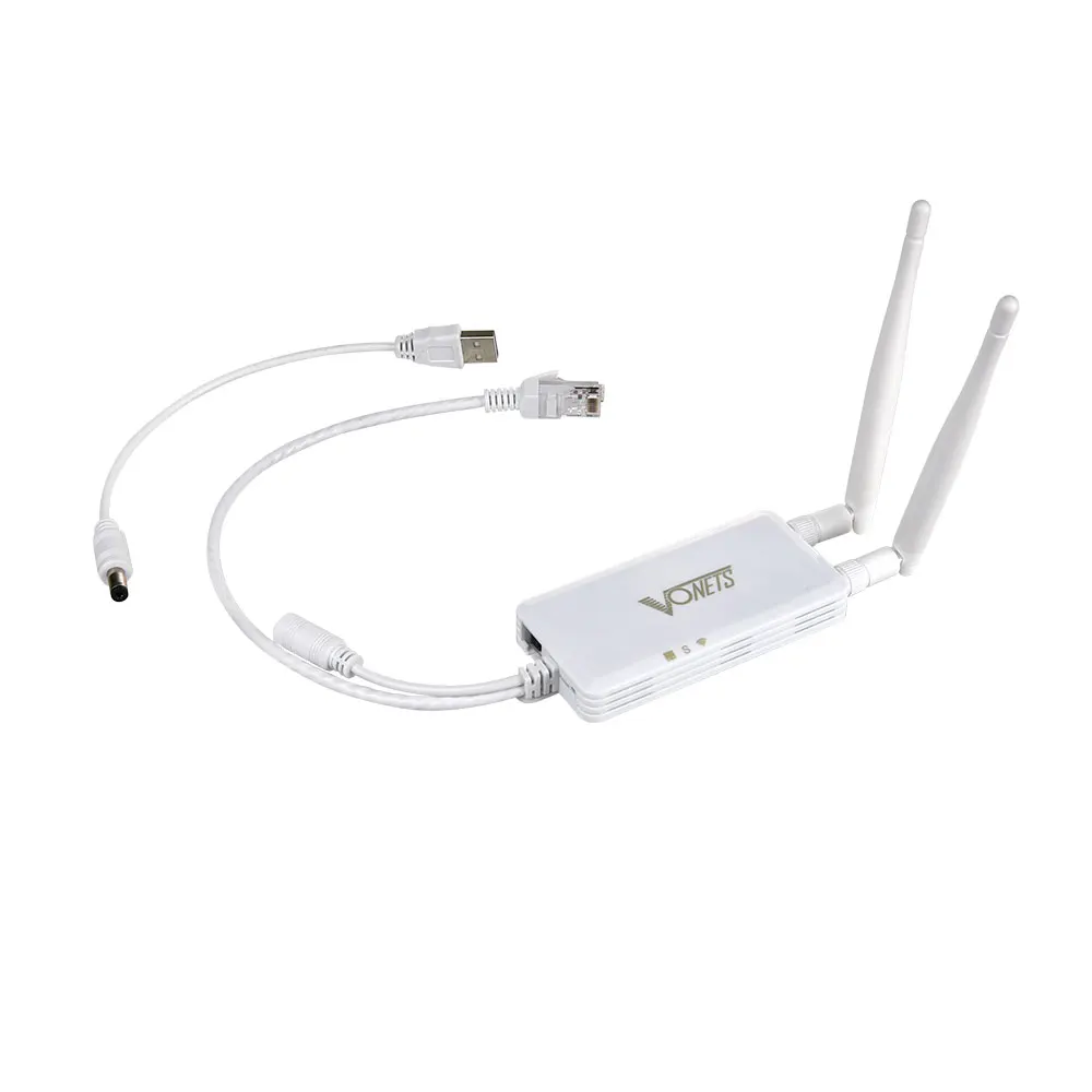 Vonets Vap11s5g 900mbps Wifi Ponte Mini Roteador Repetidor Ethernet para Wi-fi Antena para Impressora de Rede ip Câmera Monitoramento Pontos de acesso - Imagem 4