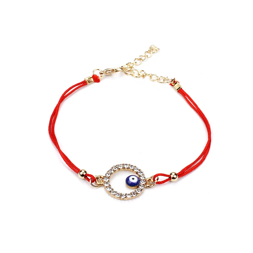 

Evil Eyes Lucky Hamsa Evil Protect Kabbalah Red String Bracelets W2952001