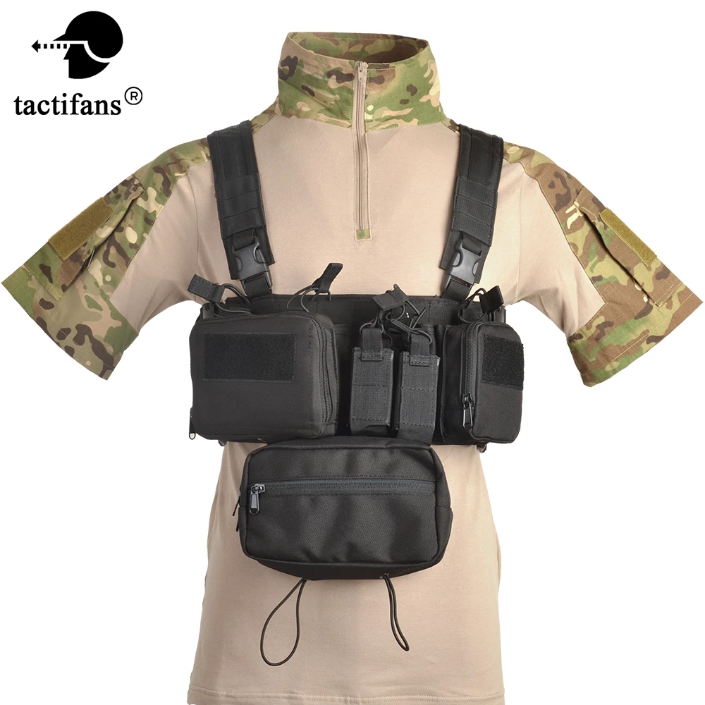Тактический жилет TMC для страйкбола военная нагрудная сумка кобура с системой Molle