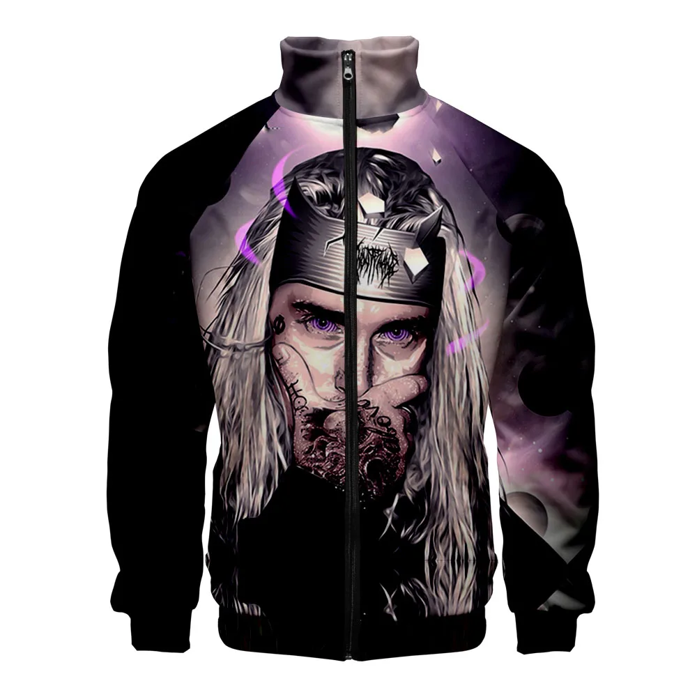 Ghostemane куртки на молнии Повседневная куртка новая мода Highstreet Осенняя и весенняя одежда Ghostemane куртка для мужчин