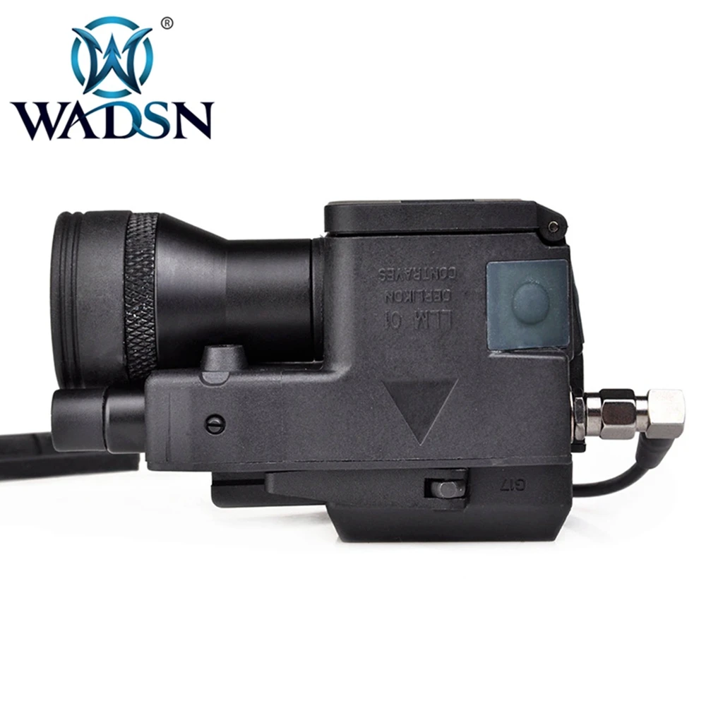 WADSN тактический пистолет Скаут светильник LLM01 новая версия полностью функциональный красный лазерный ИК инфракрасный военный винтовочный светодиодный светильник WEX214
