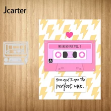 2021 Tape Heart Musical Note Rectangle Metal Cutting Dies Shape Scrapbook Craft Die Cut Stencil Card Make Mould Sheet Decoration