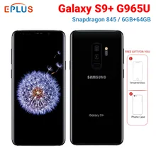 samsung Galaxy S9 Plus S9+ G965U at& t Мобильный телефон Snapdragon 845 Octa core 6," 6 ГБ 64 Гб 4G 3500 мАч NFC телефон