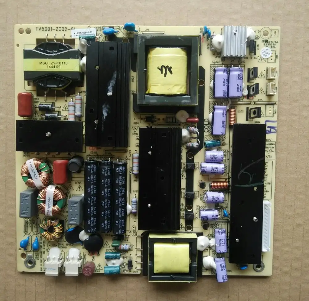 90% Новый оригинал для Питание доска LE50D8810 LE50D29 TV5001-ZC02-01 работает хорошо |