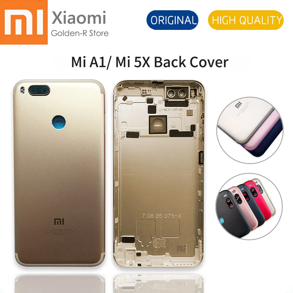 5 &quotдля Xiaomi mi A1 задняя батарея корпус металлический чехол для Xiao 5X крышка +